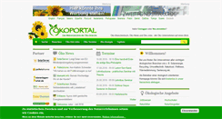 Desktop Screenshot of oekoportal.de