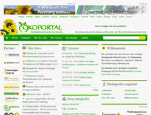 Tablet Screenshot of oekoportal.de